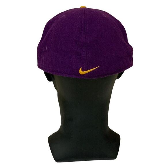 LSU Nike True Louisiana State University Hat Embroidered Purple Yellow Cap - Picture 4 of 9
